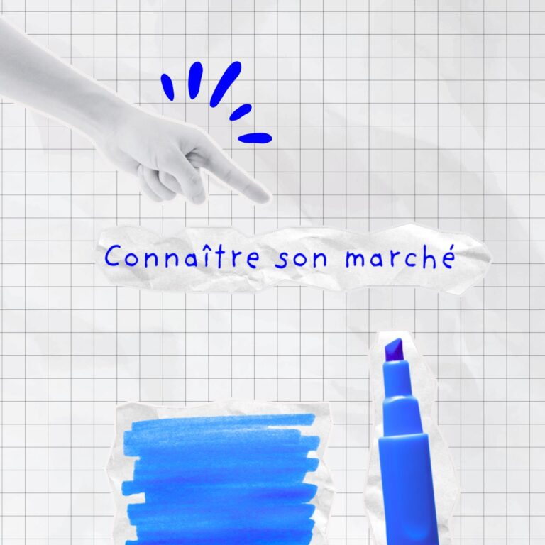 Illustration pédagogique sur la manière d’analyser son marché avant de définir sa stratégie marketing